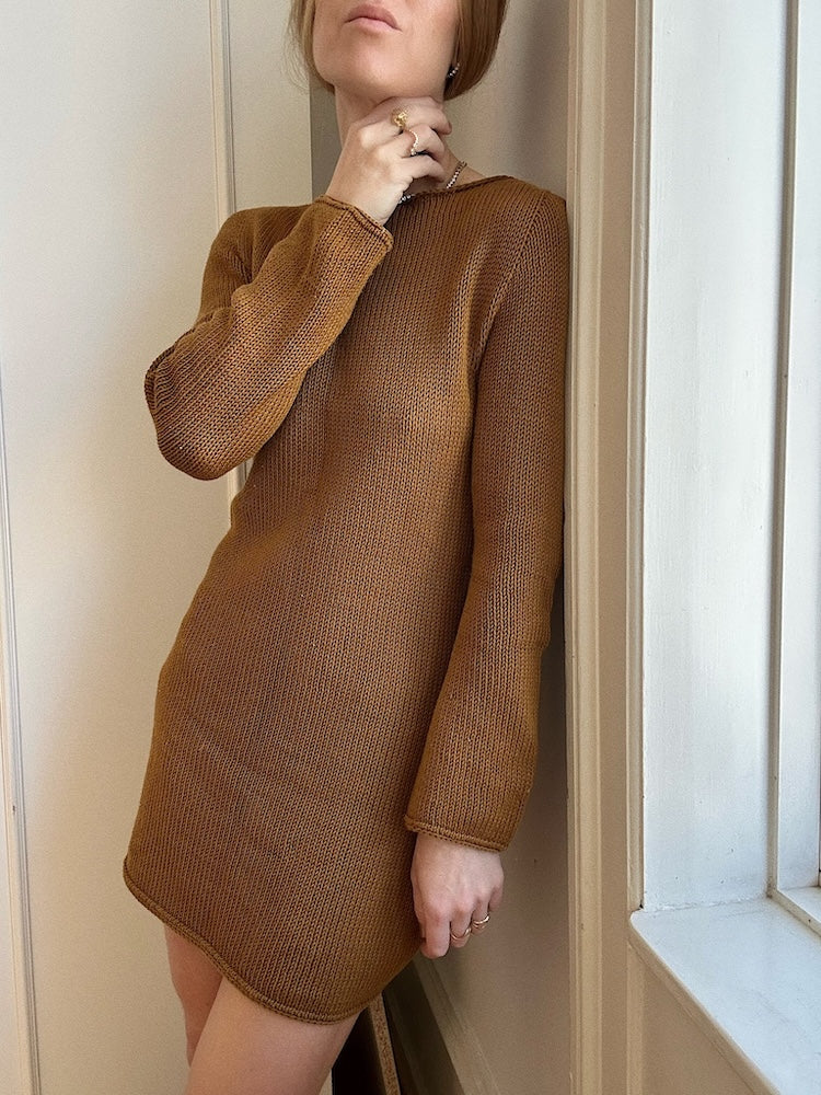 My Favourite Things Knitwear Dress No. 1 mit Pure Silk von Knitting for Olive 7