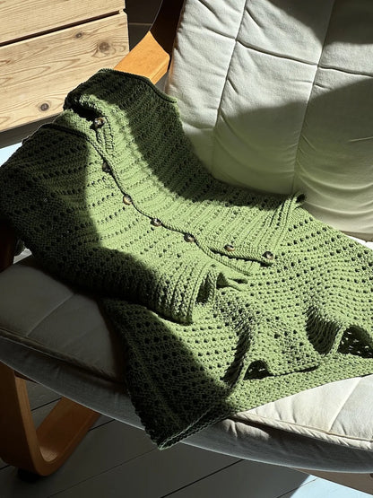 Gilet n° 10 | gilet aéré en mérinos et pure soie de Knitting for Olive