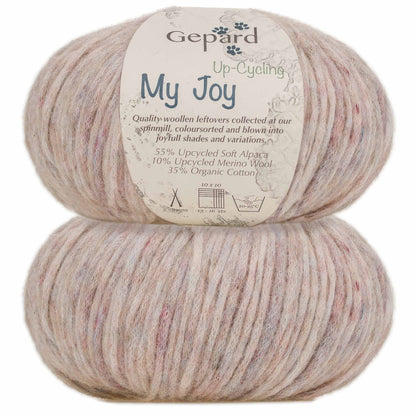 My Joy Up-Cycling | Traumgarn aus upcycelt Alpaka, Merino und Bio Baumwolle