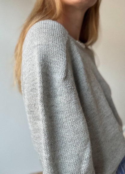 Tee No. 1 | Luxurious shirt with saddle shoulders made from Wild & Soft and Cashmere Lace by Gepard Garn