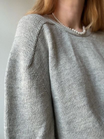 Tee No. 1 | Luxurious shirt with saddle shoulders made from Wild & Soft and Cashmere Lace by Gepard Garn