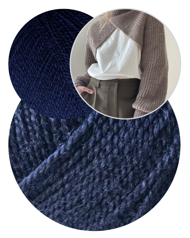 Aegyoknit Narae cropped Sweater mit Wild & Soft und Cashmere Lace von Gepard Garn 10