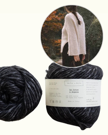 Nido Sweater | afslappet blød sweater af Le Coton & Alpaca fra Biches & Bûches