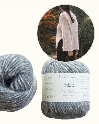 Nido Sweater | afslappet blød sweater af Le Coton & Alpaca fra Biches & Bûches