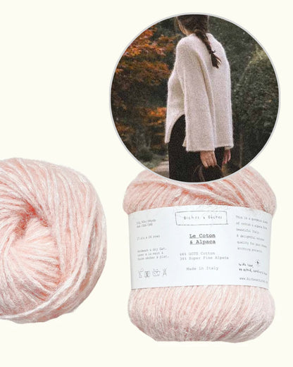 Nido Sweater | afslappet blød sweater af Le Coton & Alpaca fra Biches & Bûches