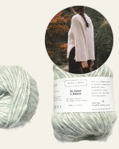 Nido Sweater | afslappet blød sweater af Le Coton & Alpaca fra Biches & Bûches