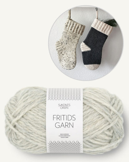 Nikolaus Strumpf | weihnachtlich aus Fritidsgarn von Sandnes Garn