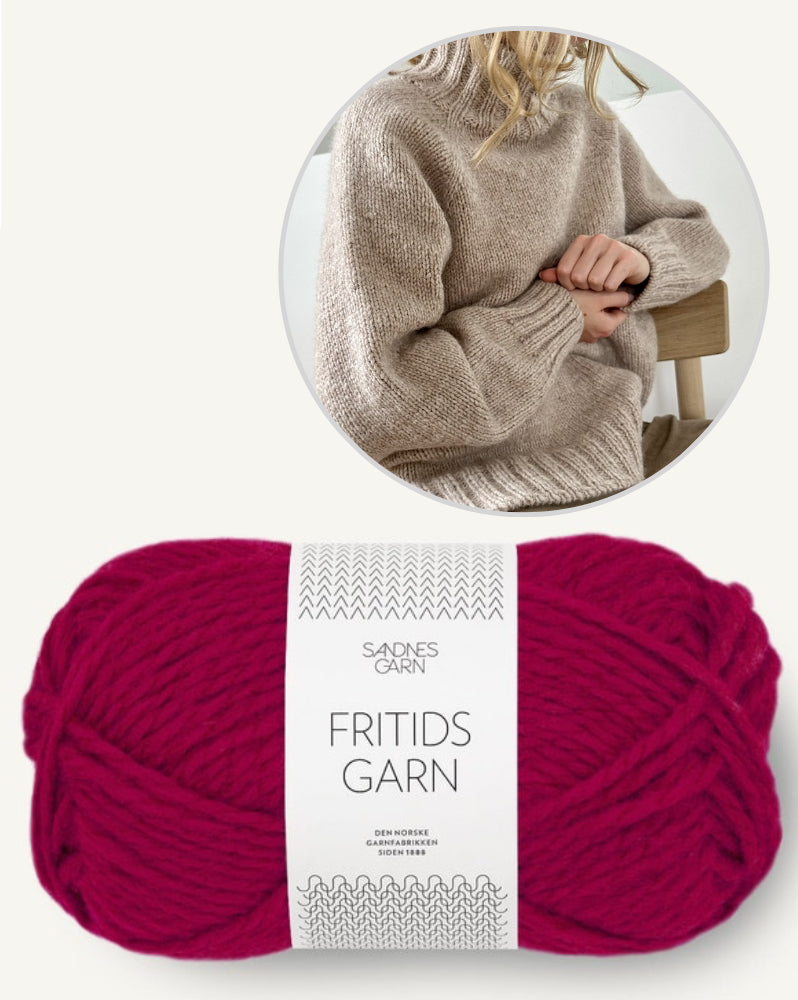 Noah Sweater von LeKnit mit Fritidsgarn von Sandnes Garn 12