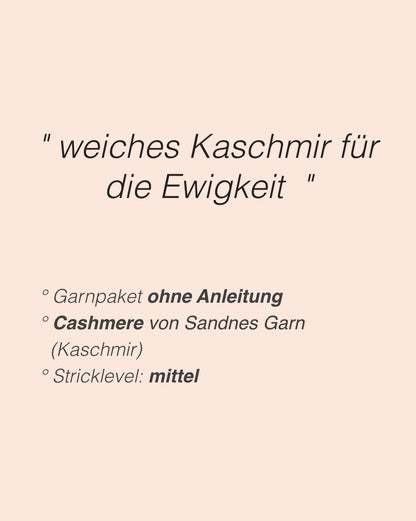 Note Sweater | kashmirpullover fra dine drømme med Cashmere fra Sandnes Garn