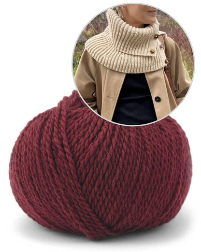 PetiteKnit November Neck mit Tibetan von Pascuali 11