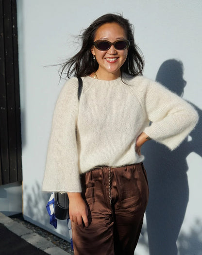 Joo Sweater light von Novemberknits mit Tynn Silk Mohair von Sandnes Garn 3