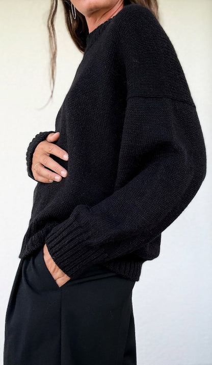 Refined Shoulder Sweater | casual ed elegante in Lovely Merino Treat di Rosy Green Wool