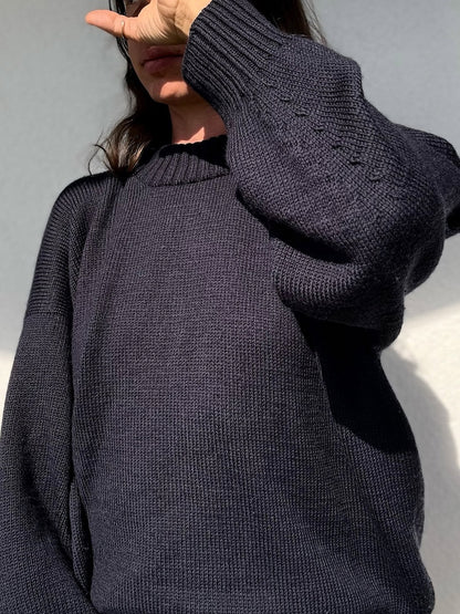 Refined Shoulder Sweater | casual ed elegante in Lovely Merino Treat di Rosy Green Wool