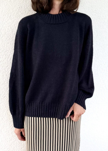 Refined Shoulder Sweater | casual ed elegante in Lovely Merino Treat di Rosy Green Wool