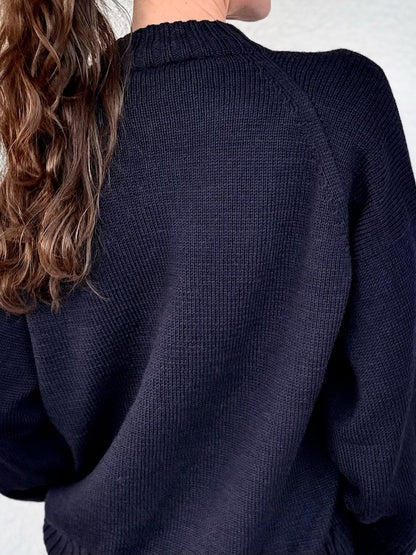 Refined Shoulder Sweater | casual ed elegante in Lovely Merino Treat di Rosy Green Wool