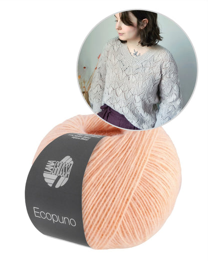 Audrey Borrego Oleander Sweater mit Ecopuno von Lana Grossa 19
