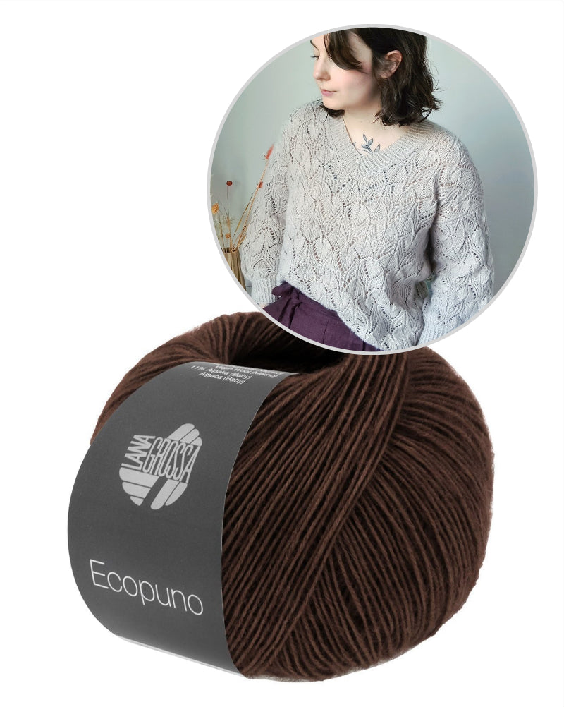 Audrey Borrego Oleander Sweater mit Ecopuno von Lana Grossa 21