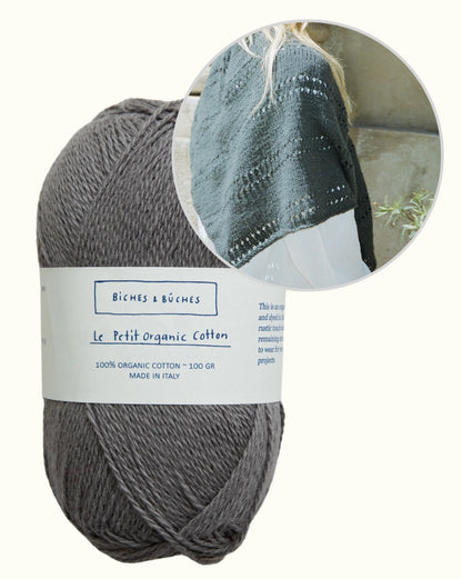 Olivia Shawl | Basic summer shawl made from Le Petit Organic Cotton by Biches & Bûches