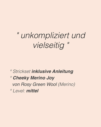 Open Horizon Bolero | super vielseitig tragbar aus Cheeky Merino Joy von Rosy Green Wool