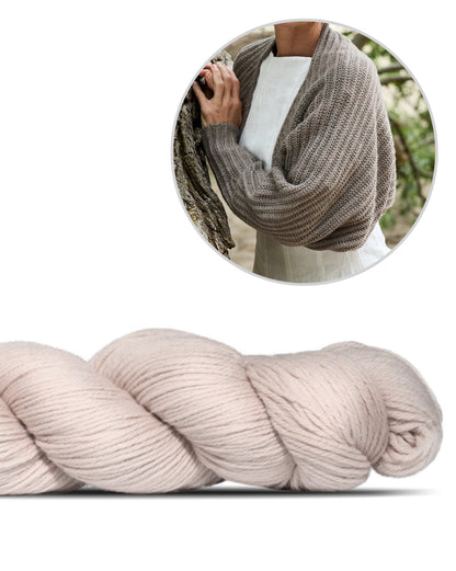 Open Horizon Bolero | super vielseitig tragbar aus Cheeky Merino Joy von Rosy Green Wool