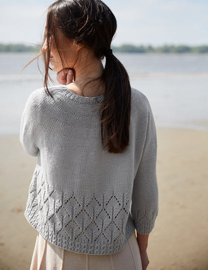 Orlane Sucche, Anleitung Caresse Cardigan, Farbe kugelfisch, 2