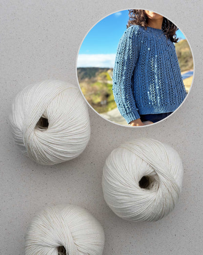 Oskia Sweater | silky textured pattern