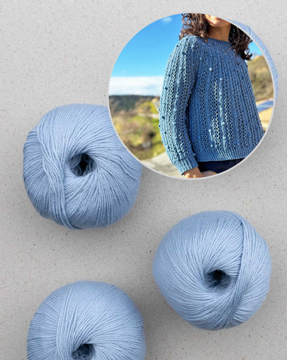 Oskia Sweater | silky textured pattern