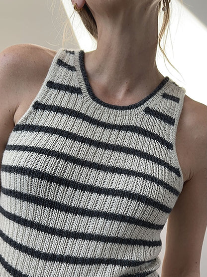 Lined Loop Top | bezaubernde Streifen aus Wild & Soft von Gepard Garn