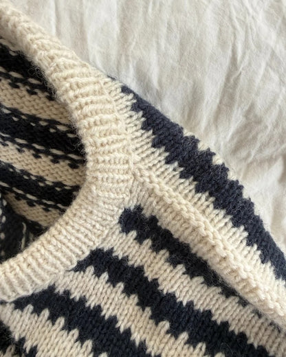 Otto Sweater Man | Contrasting stripes from Atlas by Sandnes Garn