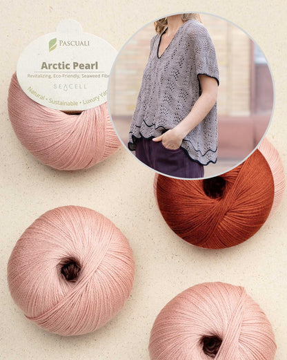 Oyster Shirt | feines Wellenmuster aus Arctic Pearl von Pascuali