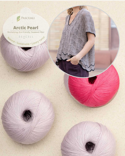 Oyster Shirt | feines Wellenmuster aus Arctic Pearl von Pascuali