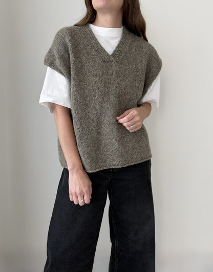 Moon Set Slipover | afslappet basisvest i Le Lambswool fra Biches & Bûches