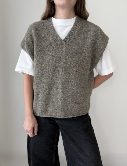 Moon Set Slipover | afslappet basisvest i Le Lambswool fra Biches & Bûches