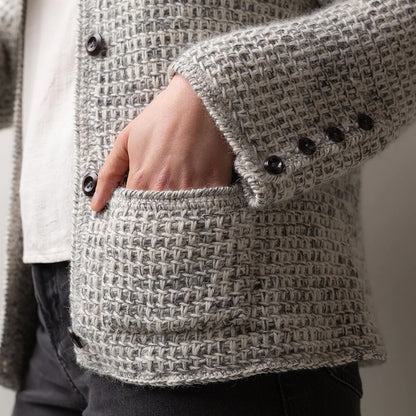Paris Loop Cardigan | elegant jacket made from Alpaca Fino and Alpaca Lace by Pascuali