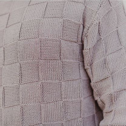 Camilo Pullover | fint skakternet mønster i Cumbria fra Pascuali