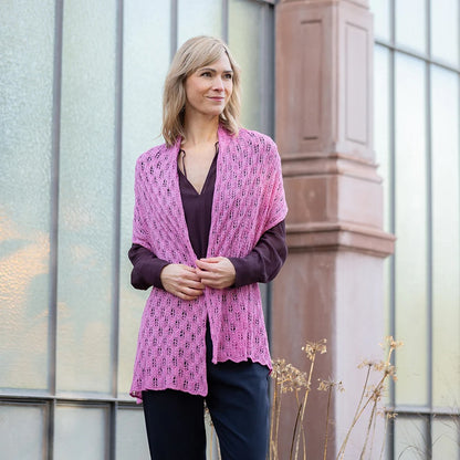Flower Stole | soft linen stole made from Linen Bloom by Pascuali