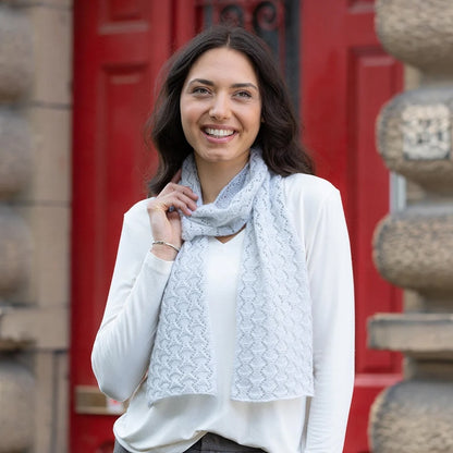 Snowscape'i sall | õrn muster Pascuali Cashmere Lace'ist