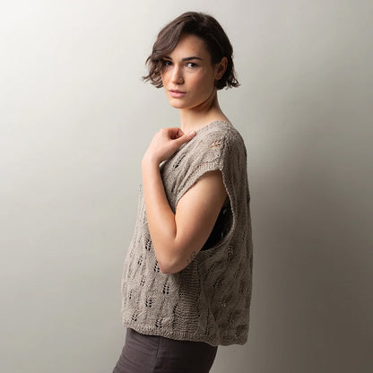 Aspen Leaf Shirt | luftiges Blattmuster aus Nepal von Pascuali