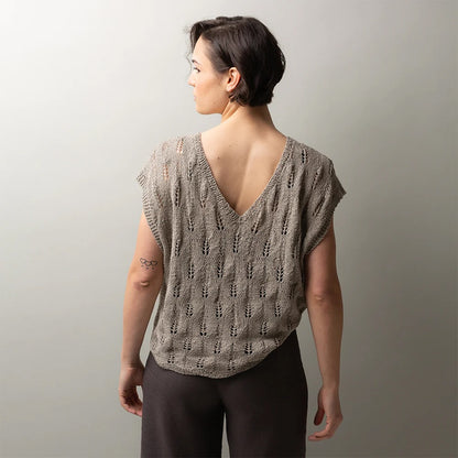 Aspen Leaf Shirt | luftiges Blattmuster aus Nepal von Pascuali
