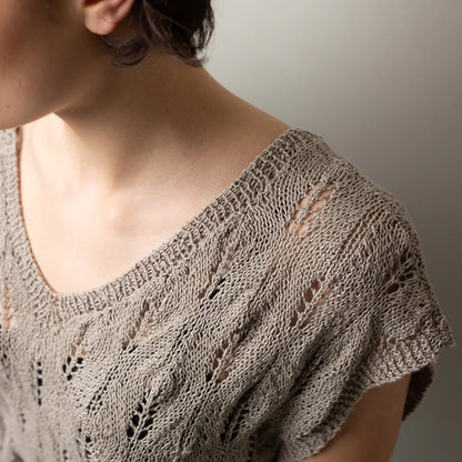 Aspen Leaf Shirt | luftiges Blattmuster aus Nepal von Pascuali