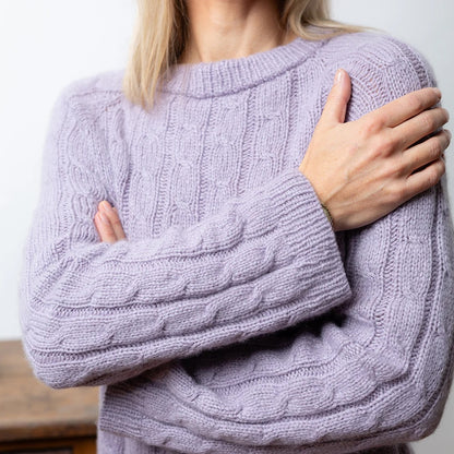 Twisted Air Sweater | fin motif torsadé en pur cachemire Delizia de Pascuali