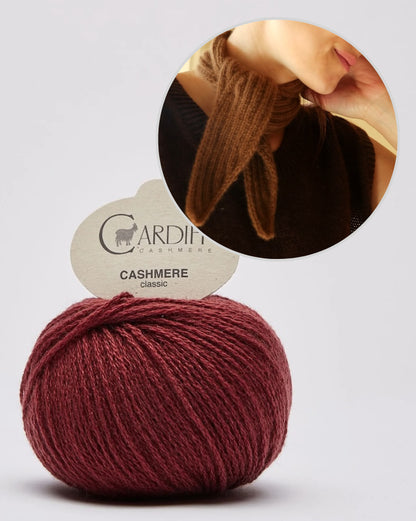 Patissière Scarf | fine and incredibly soft from Classic Cashmere by Cardiff
