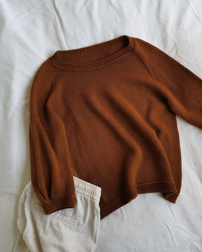 Freestyle Sweater | Basic sweater with Cheeky Merino Joy from Rosy Green Wool 