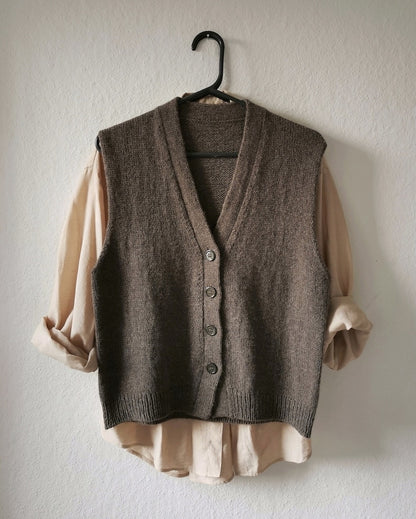 Toni Vest | casual vest made from Double Sunday by Sandnes Garn
