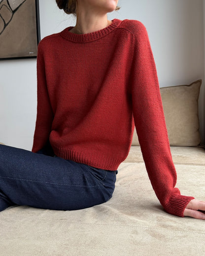 Suzie Sweater - double strand | velvety soft from Merino Baby and Manada by Pascuali