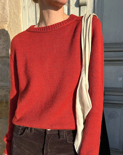 Suzie Sweater - double strand | velvety soft from Merino Baby and Manada by Pascuali