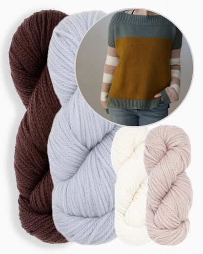 Peach Fuzz | wunderschöne Farben luxuriös weich aus Far von Woolfolk