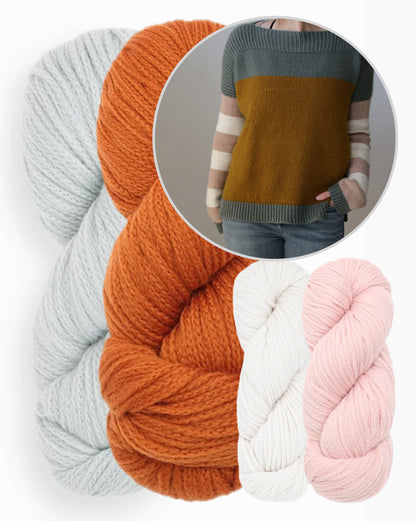 Peach Fuzz | wunderschöne Farben luxuriös weich aus Far von Woolfolk