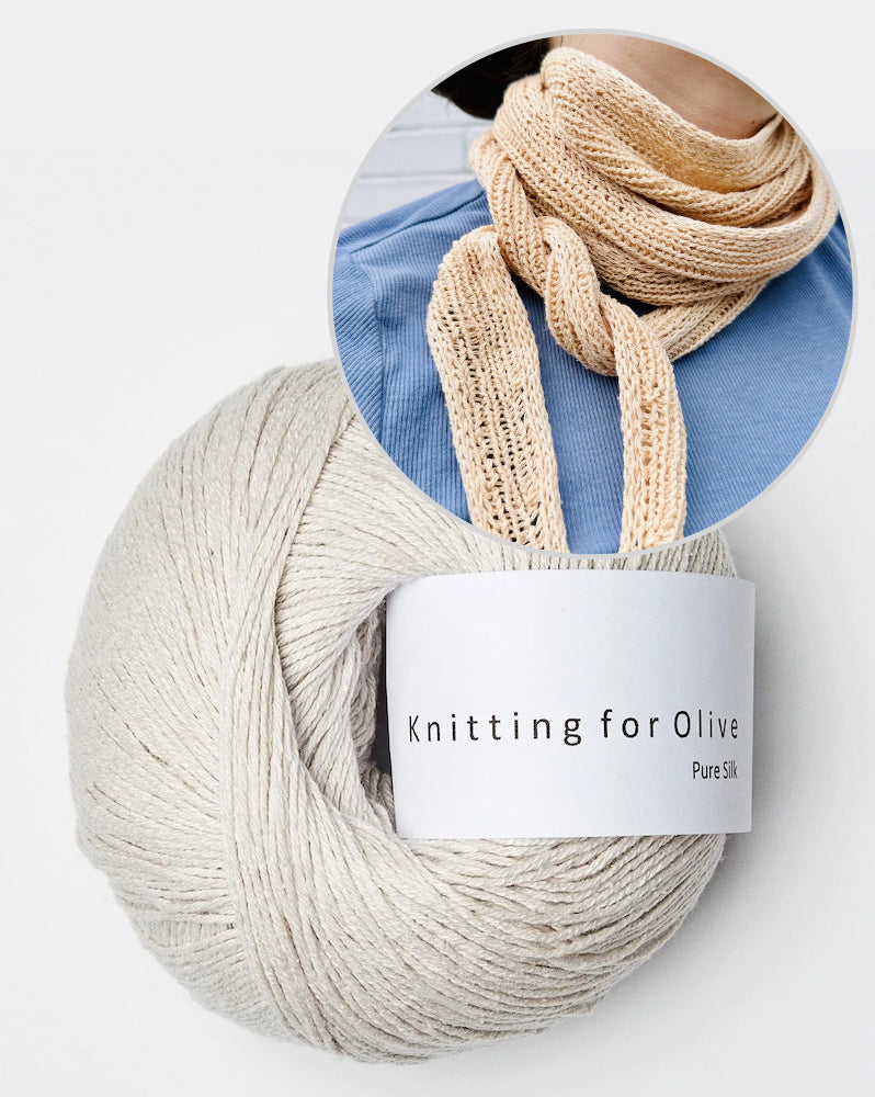 Mini-Tuch Perfect Summer Silk von Rabea von gute-garne mit Pure Silk von Knitting for Olive 13