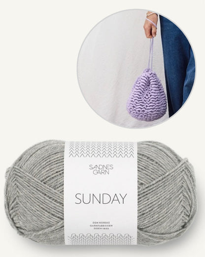 Petal Bucket Bag | easy to crochet with Sunday by Sandnes Garn